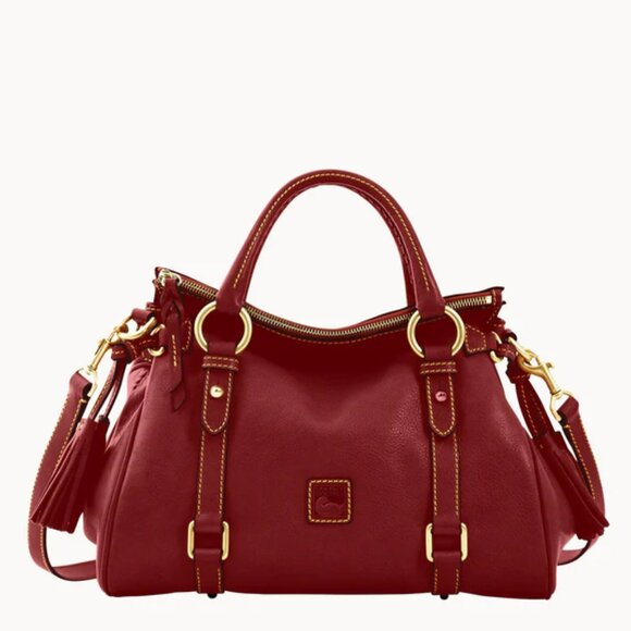 Dooney & Bourke Florentine Leather Satchel - Picture 1 of 13